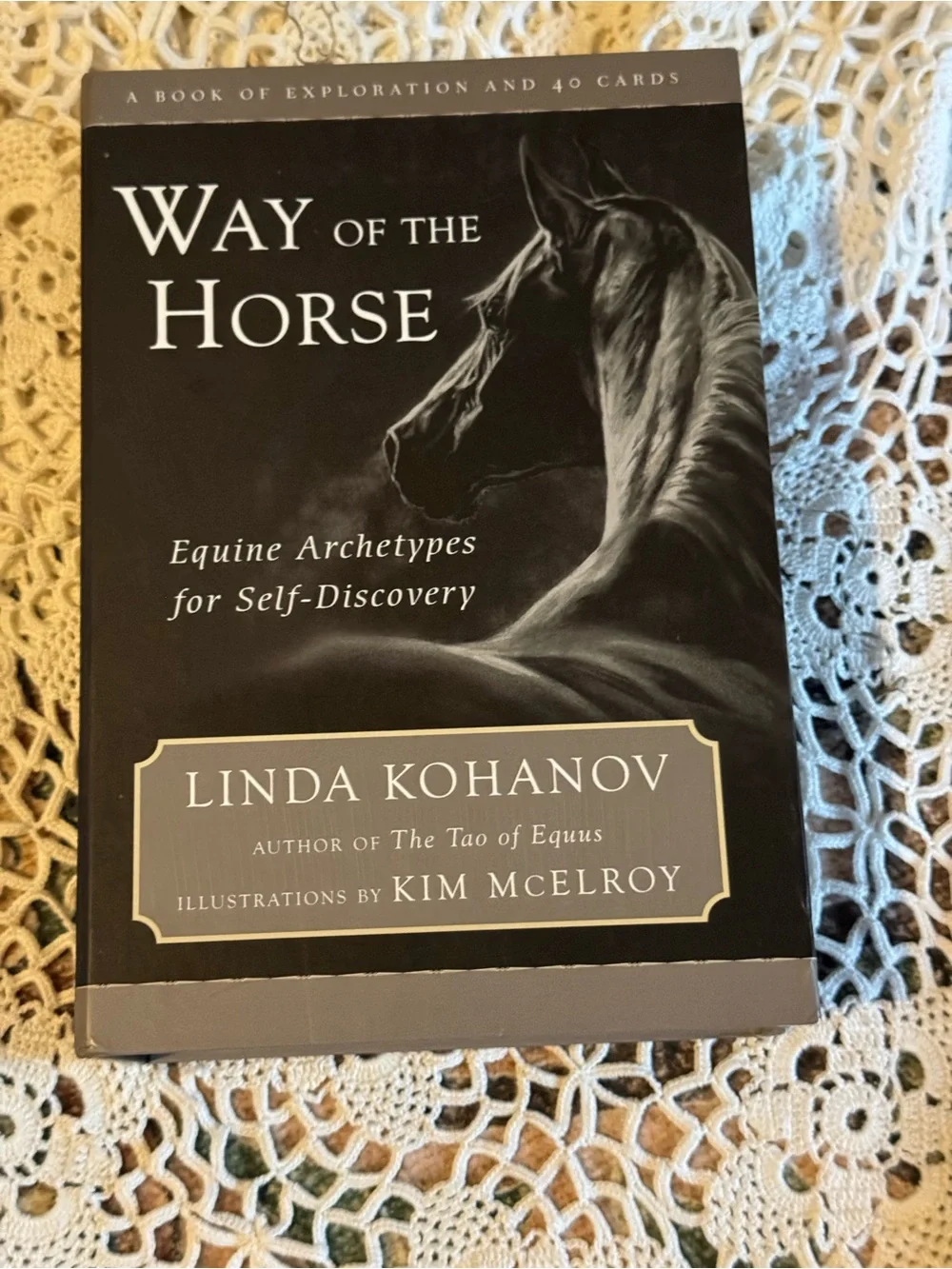 Way of the Horse Linda Kohanov Book & 40 Card Deck Set Equine Archetypes